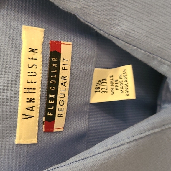 Van Heusen 16.5x32/33 men's dress shirt - Picture 3 of 5